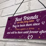 Birthday Gift For Best Friend Hanging Plaque Christmas Card Gift