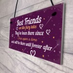 Birthday Gift For Best Friend Hanging Plaque Christmas Card Gift