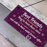 Birthday Gift For Best Friend Hanging Plaque Christmas Card Gift