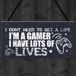 I'm A Gamer Bedroom Accessories Funny Novelty Hanging Door Sign