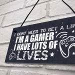 I'm A Gamer Bedroom Accessories Funny Novelty Hanging Door Sign