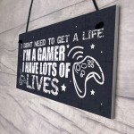 I'm A Gamer Bedroom Accessories Funny Novelty Hanging Door Sign