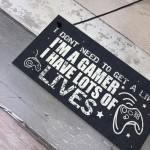 I'm A Gamer Bedroom Accessories Funny Novelty Hanging Door Sign