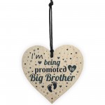 Big Brother Gift From Bump Wood Heart Newborn Baby Christmas