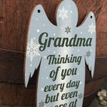 Grandma Memorial Wooden Angel In Memory Plaque Rememberance