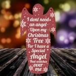 Wood Angel Memorial In Memory Plaque Rememberance Tribute 