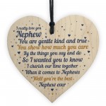Gifts For Nephew From Auntie And Uncle Wood Heart Birthday Gift