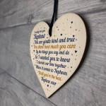 Gifts For Nephew From Auntie And Uncle Wood Heart Birthday Gift