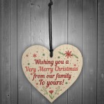 Handmade Wooden Christmas Gift For Friend Family Neighbour Gifts