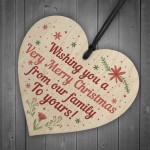 Handmade Wooden Christmas Gift For Friend Family Neighbour Gifts
