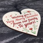 Handmade Wooden Christmas Gift For Friend Family Neighbour Gifts