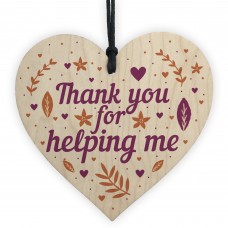 Perfect Thank You Gift For Friend Teacher Colleague Wooden Heart