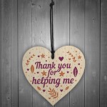 Perfect Thank You Gift For Friend Teacher Colleague Wooden Heart
