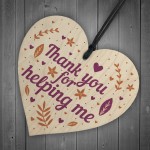 Perfect Thank You Gift For Friend Teacher Colleague Wooden Heart