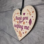 Perfect Thank You Gift For Friend Teacher Colleague Wooden Heart
