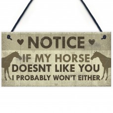 Funny Horse Gifts For Women Hanging Sign Horse Gifts For Girls 