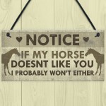 Funny Horse Gifts For Women Hanging Sign Horse Gifts For Girls 
