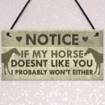 Funny Horse Gifts For Women Hanging Sign Horse Gifts For Girls 