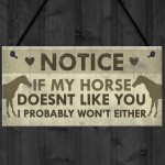 Funny Horse Gifts For Women Hanging Sign Horse Gifts For Girls 