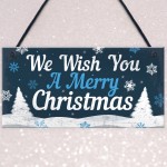Christmas Signs For The Home Hanging Wall Door Plaque Xmas Signs