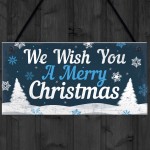 Christmas Signs For The Home Hanging Wall Door Plaque Xmas Signs