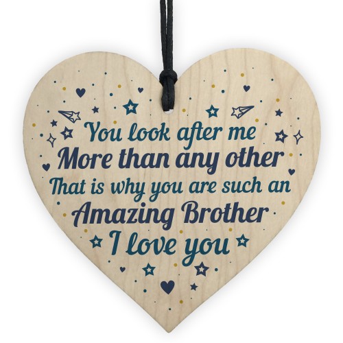 Brother Birthday Gift Heart Brother Christmas Card Gifts For Him