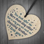 Brother Birthday Gift Heart Brother Christmas Card Gifts For Him