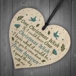 Memorial Tribute Heart Plaque For MUM NAN DAD GRANDAD Bauble
