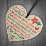 Nan Gift From Grandchildren Wood Heart Nanny Nan Nanna Plaque