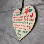 Nan Gift From Grandchildren Wood Heart Nanny Nan Nanna Plaque