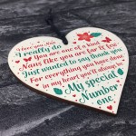 Nan Gift From Grandchildren Wood Heart Nanny Nan Nanna Plaque