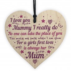 Mum Plaque Gifts From Daughter Son Wood Heart Mothers Day Gifts