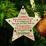 Dad Christmas Memorial Plaques Bauble Gift Tree Decoration Gift