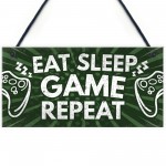 Gaming Gamer Gifts Boys Bedroom Man Cave Sign Gift For Him Men