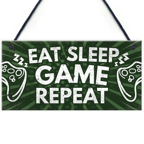 Gaming Gamer Gifts Boys Bedroom Man Cave Sign Gift For Him Men