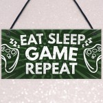 Gaming Gamer Gifts Boys Bedroom Man Cave Sign Gift For Him Men