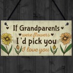 Cute Gift For Nan Grandad Sign Grandparent Plaque Keepsake Gift 