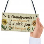 Cute Gift For Nan Grandad Sign Grandparent Plaque Keepsake Gift 