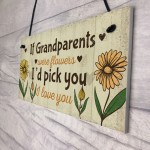 Cute Gift For Nan Grandad Sign Grandparent Plaque Keepsake Gift 