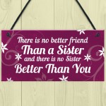 Best Friend Sister Gifts For Birthday Christmas Plaque Keepsake