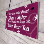 Best Friend Sister Gifts For Birthday Christmas Plaque Keepsake