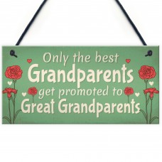 Great Grandparents Gift Sign Baby Announcement For Grandparents
