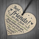 Friendship Gifts For Women Handmade Wooden Heart Gift For Friend