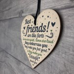 Friendship Gifts For Women Handmade Wooden Heart Gift For Friend