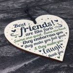 Friendship Gifts For Women Handmade Wooden Heart Gift For Friend