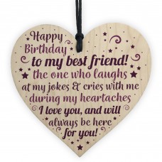 Birthday Friend Gifts Heart Special Friendship Plaque Card 