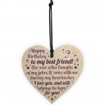 Birthday Friend Gifts Heart Special Friendship Plaque Card 