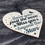 Heart Plaque Memorial Gift For Mum Dad Nan Grandad Grave Plaque