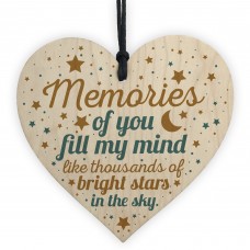 Memorial Christmas Wooden Bauble In Memory Mum Dad Nan Grandad
