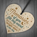 Memorial Christmas Wooden Bauble In Memory Mum Dad Nan Grandad